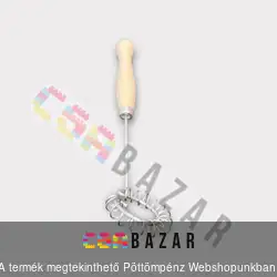 Fa nyelű spirál habverő