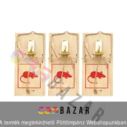 Rugós fa egérfogó - 3 db