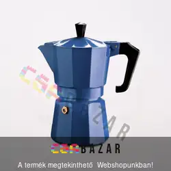 Kávéfőző 6 személyes - Kék festett