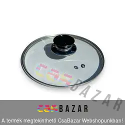 Lábas fedő üveg - 16 cm