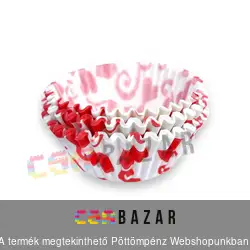 Muffinsütő papír közepes 60 db-os - színes