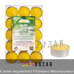 Illatmécses, teamécses citrom illatban 15 db-os