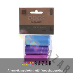 Kutyaürülék, kutyapiszok, kutyakaki tasak 23 x 30 cm - 3 x 15 db