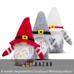 Karácsonyi skandináv manó 10 x 9 x 15 cm - 3 féle