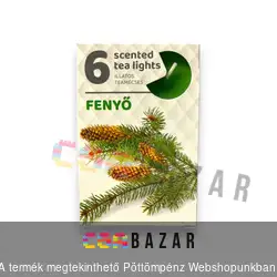 Illatmécses, teamécses fenyő 6 db-os