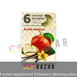 Illatmécses, teamécses alma-vanília 6 db-os