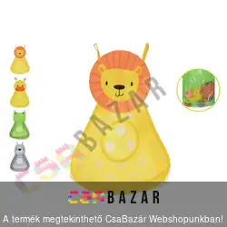 Hálós játéktároló, fürdőjáték tartó - több féle