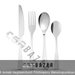 Evőeszköz készlet - matt ezüst - 16 részes