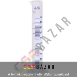 Műanyag mérőhenger 50 ml