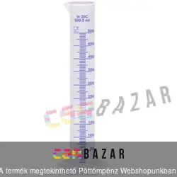 Műanyag mérőhenger 500 ml
