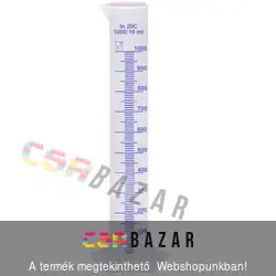 Műanyag mérőhenger 1000 ml