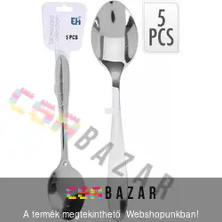 Fém teáskanál 5 db-os szett