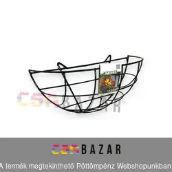 Függőkosár 35cm - félkör