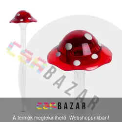 LED-es kültéri szolár lámpa, jelzőfény - gombalámpa 33,5 cm