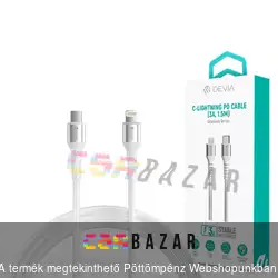 Type-C - Lightning adat- és töltőkábel 1.5 m - Eredeti chippel ellátott - DEVIA