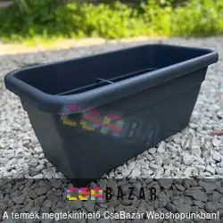 Óriás virágláda 60 x 30 cm antracit