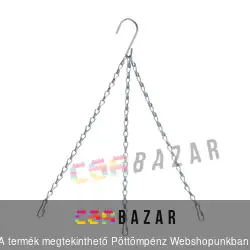 Galvanizált lánc 35cm - függőkosárhoz