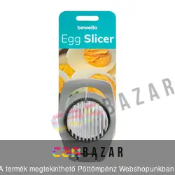 Tojásszeletelő műanyag - 13 x 8,4 x 3,8 cm - BPA mentes