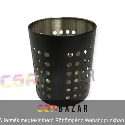 Inox evőeszköz szárító, csepegtető - fekete