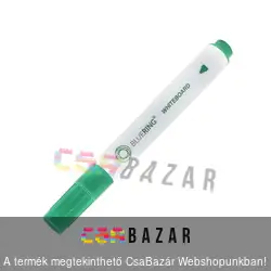 Táblamarker, táblafilc 3 mm kerekített csúcs - zöld - Bluering