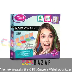 Hajszínező kréta - 4 szín - Rainbow wave