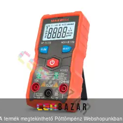 Automata multiméter érintésmentes feszültség detektálással - 2 x AAA
