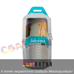 Szilikon püspökkenyér sütőforma - 27,5 x 12,5 x 6,2 cm