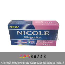 Nicole Regular tampon 8db-os Normal