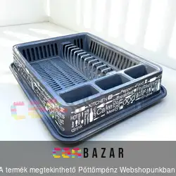 Edényszárító tálcával - konyhai felirat
