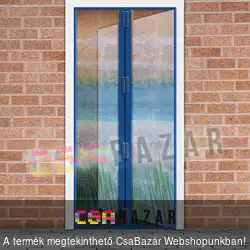 Mágneses mintás szúnyogháló függöny ajtóra vegyes virág mintás 100x210 cm - tévesen felíratozott dobozban