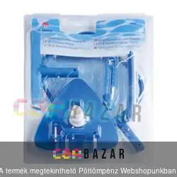 Medencetisztító szett - háló, tisztítófej, hőmérő, kefe