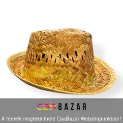 Szalmakalap felnőtt 26 x 30 cm