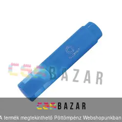 Szövegkiemelő filc vágott hegyű, lapos test - kék - Bluering