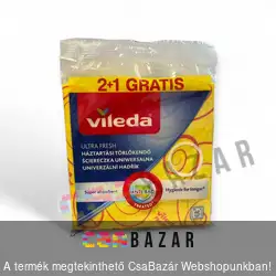 Vileda Ultra Fresh háztartási törlőkendő 2+1 db