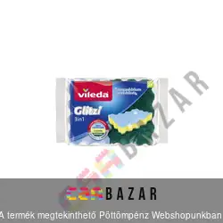 Vileda Glitzi 3in1 mosogatószivacs 2 db-os