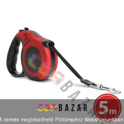 Automata póráz - 5 m - piros
