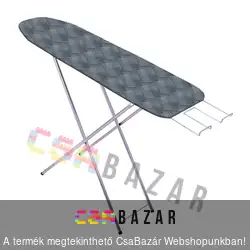 Vasalóállvány 30 x 104 cm - textil huzattal - Eurogold