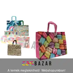 Bevásárló táska 45 x 35 x 13 cm - többféle mintával