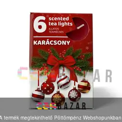 Illatmécses, teamécses Karácsony 6 db-os