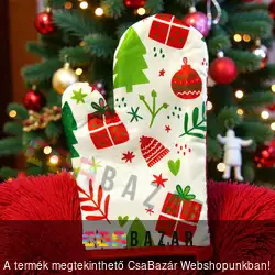 Karácsonyi edényfogó kesztyű