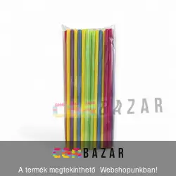 PP műanyag szívószál 50db-os