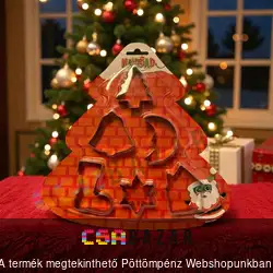 Fém sütikiszúró szett 6 db karácsonyi