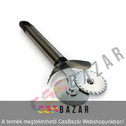 Fém nyelű derelye metélő - dupla