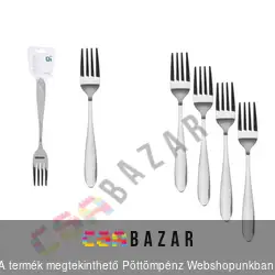 4 db-os evővilla készlet - rozsdamentes acél