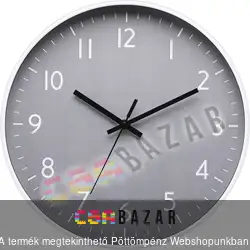 Falióra 30 cm szürke számlappal