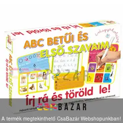 Írj rá és töröld le: ABC betűi és első szavaim