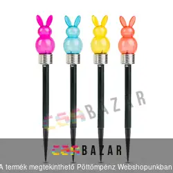 Led-es szolár lámpa - húsvéti nyuszi - 38,5 cm