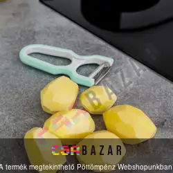 Zöldséghámozó műanyag nyéllel - 12 x 6,5 cm