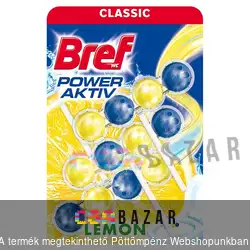 Bref Power Aktiv Lemon WC frissítő 3 x 50 g