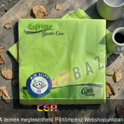Softimo Gentle Care szalvéta 2 rétegű 30 db - élénk zöld